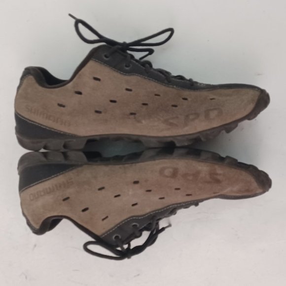 🚵 Shimano SPD MT22 Suede Clip-in Mountain Biking Shoes Size 43/ US 8.9 🚵 - Picture 8 of 14